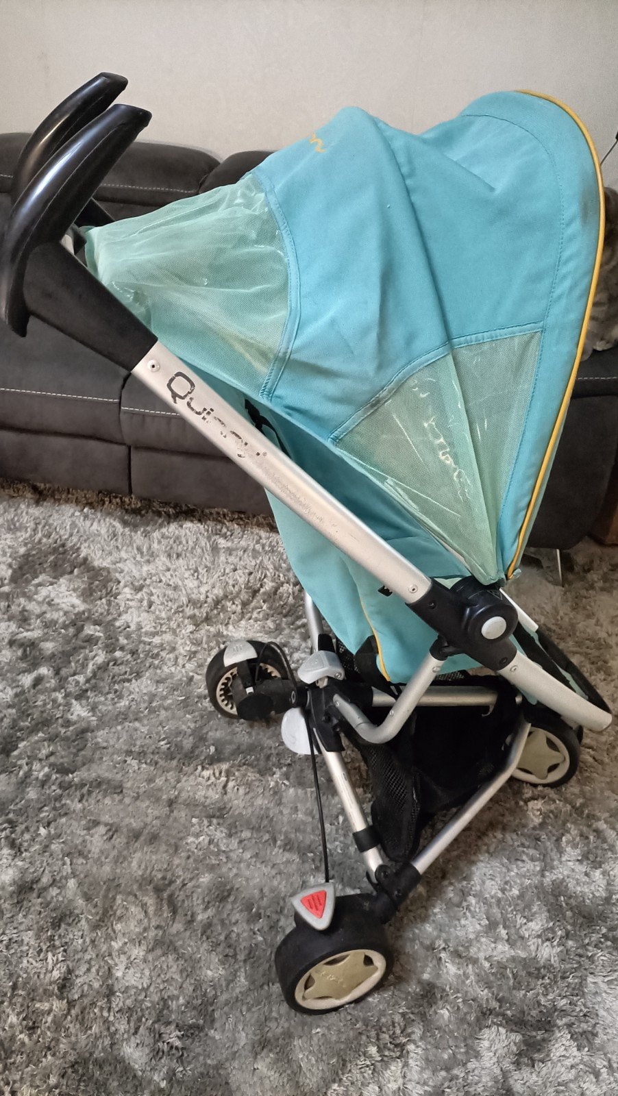 Quinny Zapp Xtra 2 Buggy met regenhoes en zonnekap, Ophalen, Gebruikt, Quinny, Zonnekap