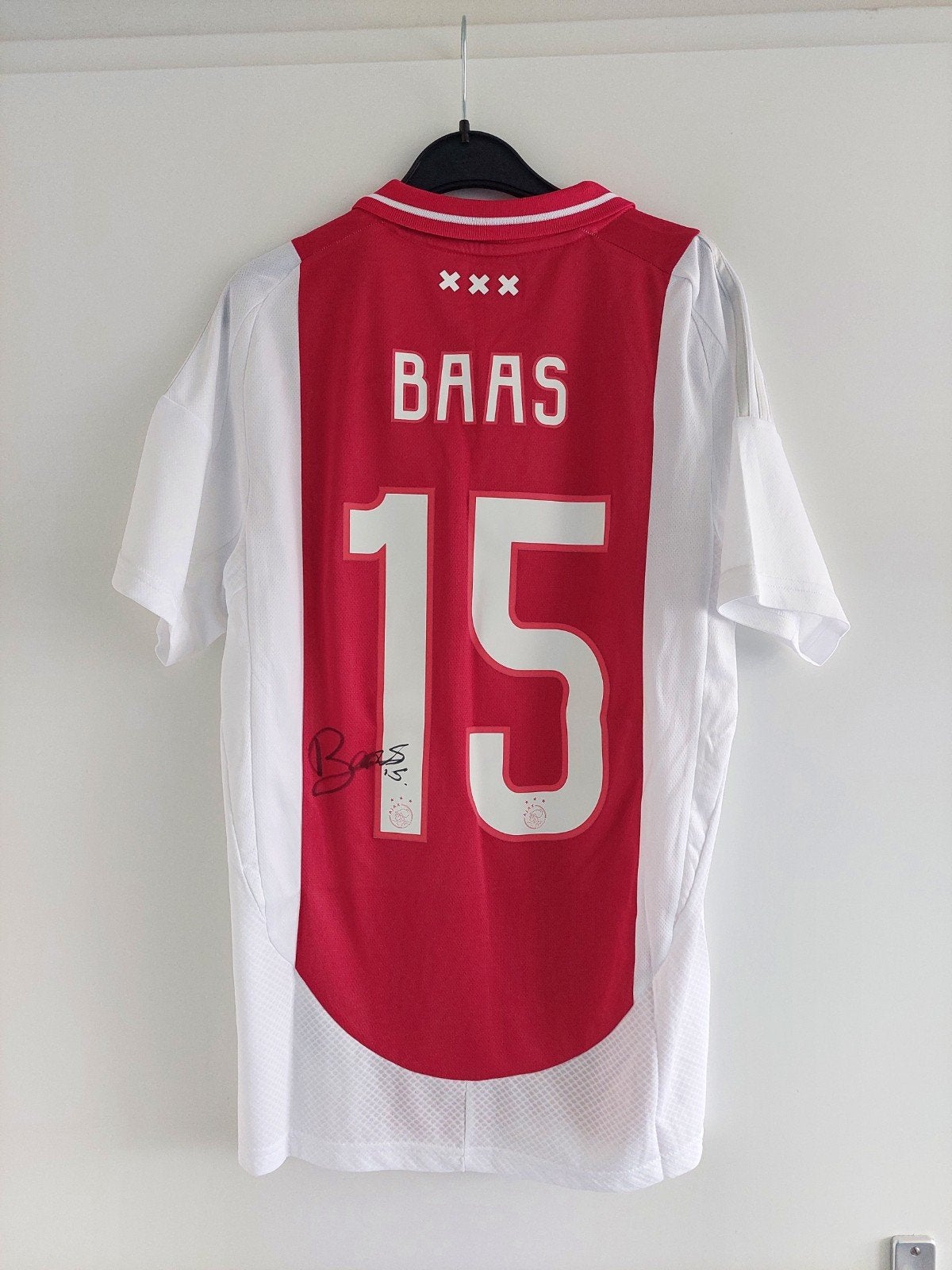 Gesigneerd shirt Ajax Youri Baas (met fotobewijs!), Ophalen of Verzenden, Nieuw, Shirt
