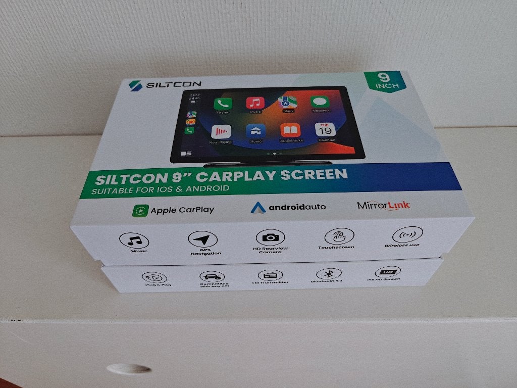 Siltcon CarPlay Scherm 9 inch - Draadloos Apple/Android Auto, Ophalen of Verzenden, Zo goed als nieuw