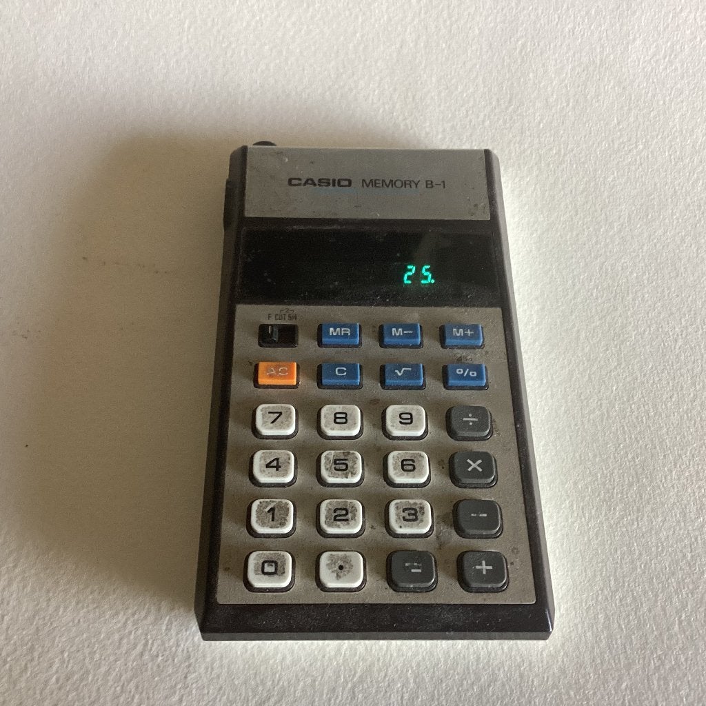 Vintage lcd rekenmachine, Diversen, Ophalen of Verzenden