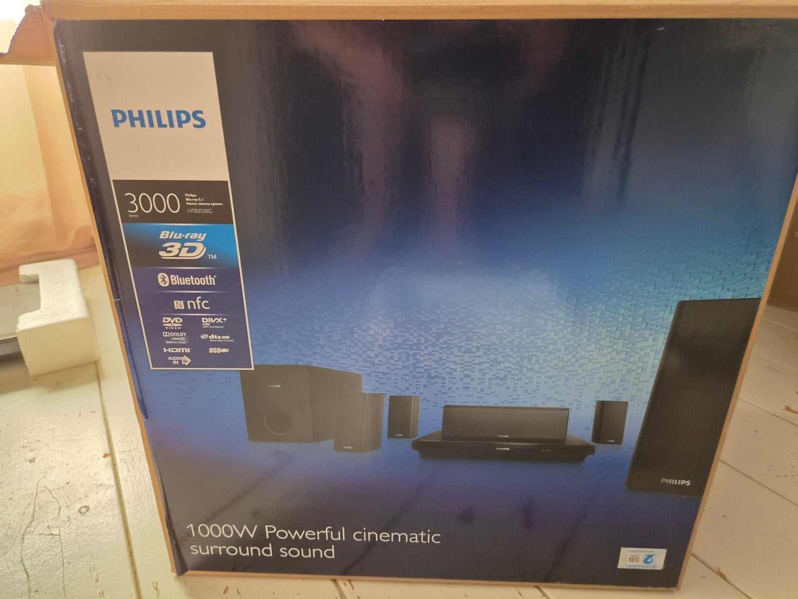 Philips Home Cinema set zgan, Ophalen, Philips, 50 Hz, Zo goed als nieuw