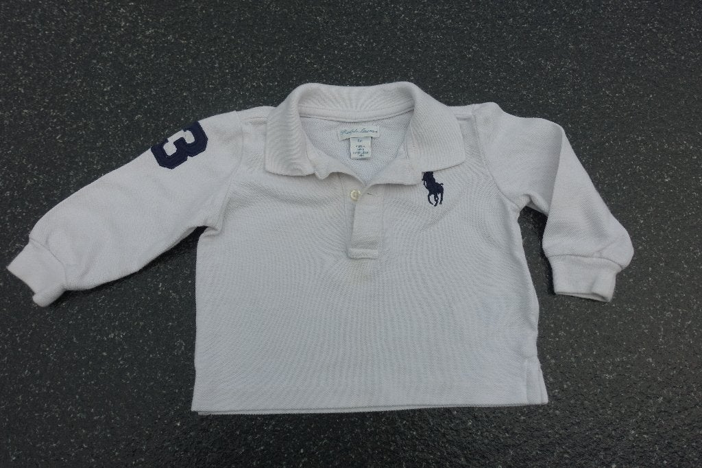 Ralph Lauren shirt.   6  maanden, Kinderen en Baby's, Babykleding | Maat 68, Verzenden, Zo goed als nieuw, Jongetje, Ralph Lauren