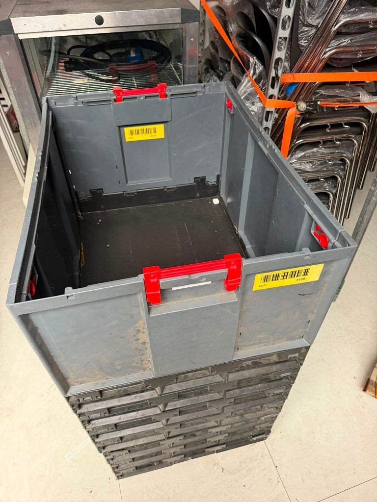 Klapkrat, Gebruikt, Opvouwbaar, 60 cm of meer, Krat