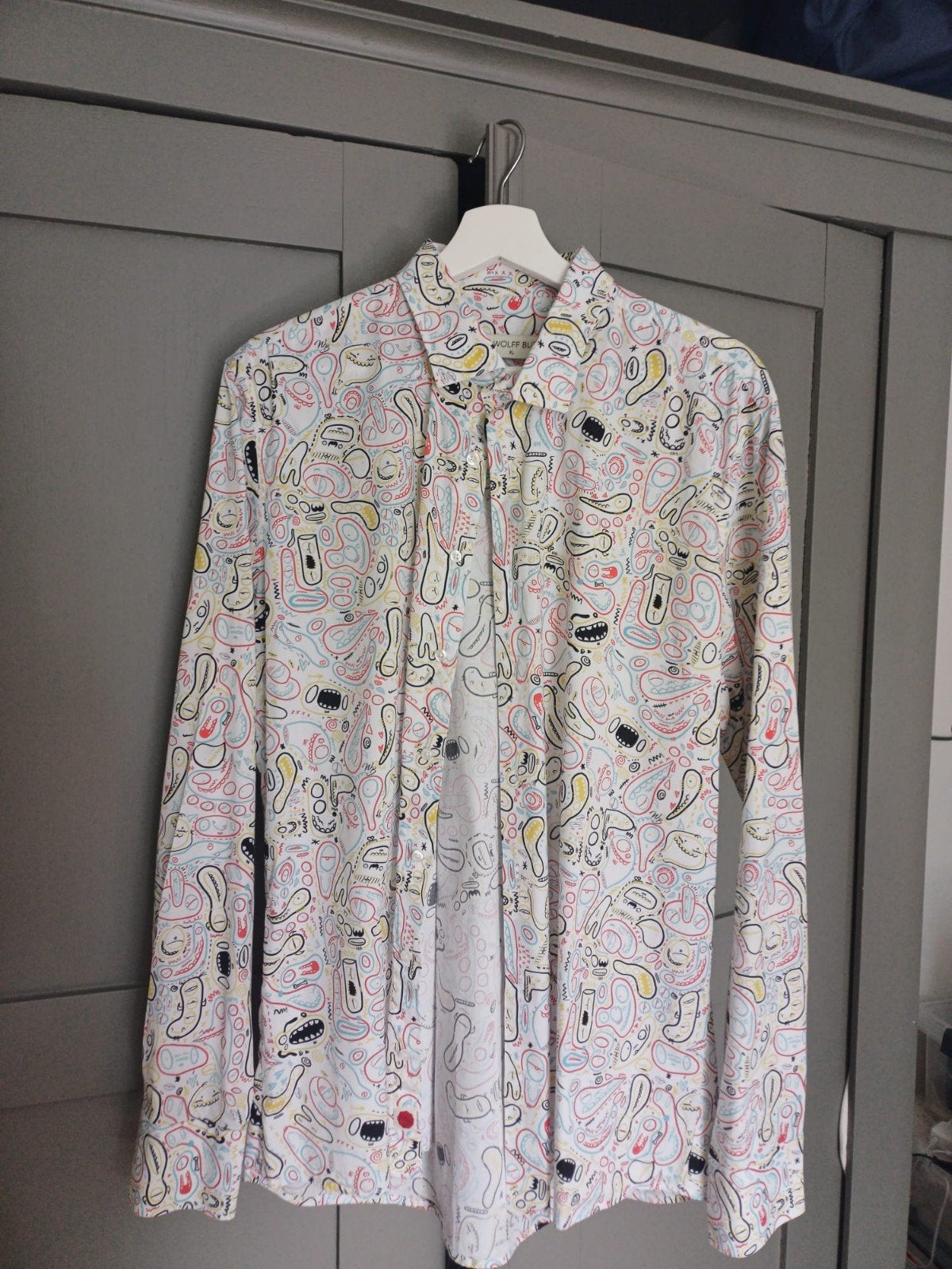 Mascolori overhemd maat XL, Kleding | Heren, Overhemden, Mascolori, Wit, Ophalen of Verzenden, Gedragen