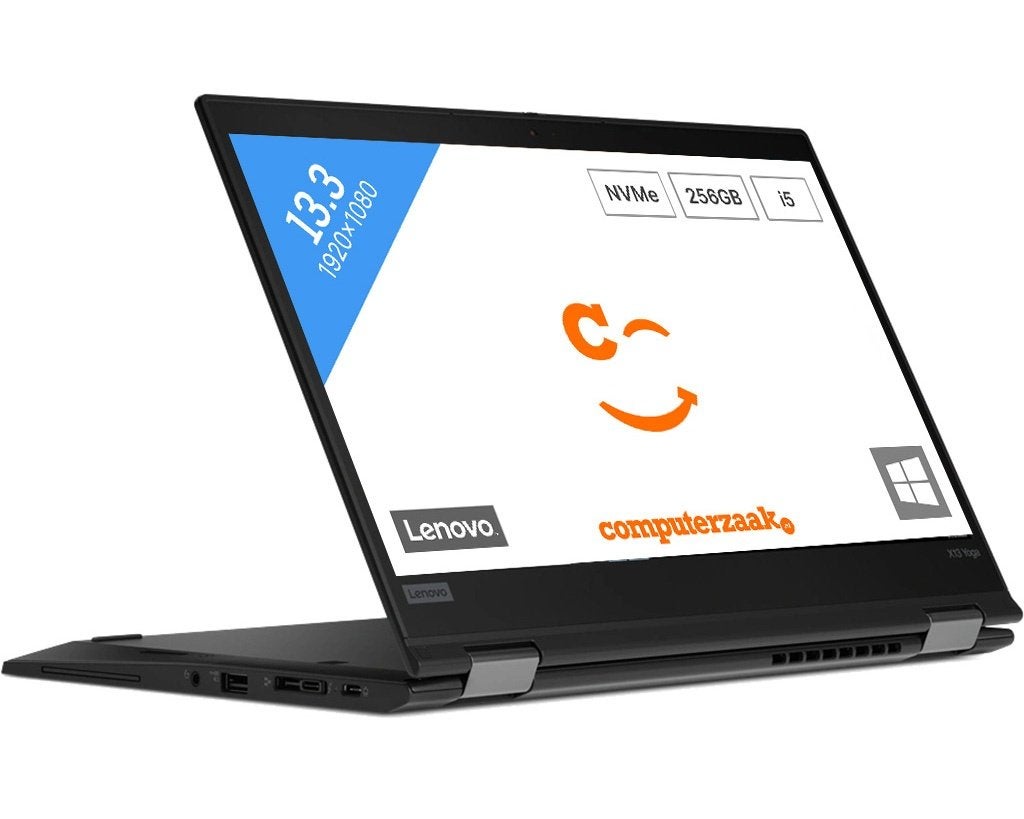 Lenovo ThinkPad x13 Yoga Gen 1/Intel Core i5/8GB/256GB NVMe, Computers en Software, Windows Laptops, 256 GB, 2 tot 3 Ghz, Qwerty