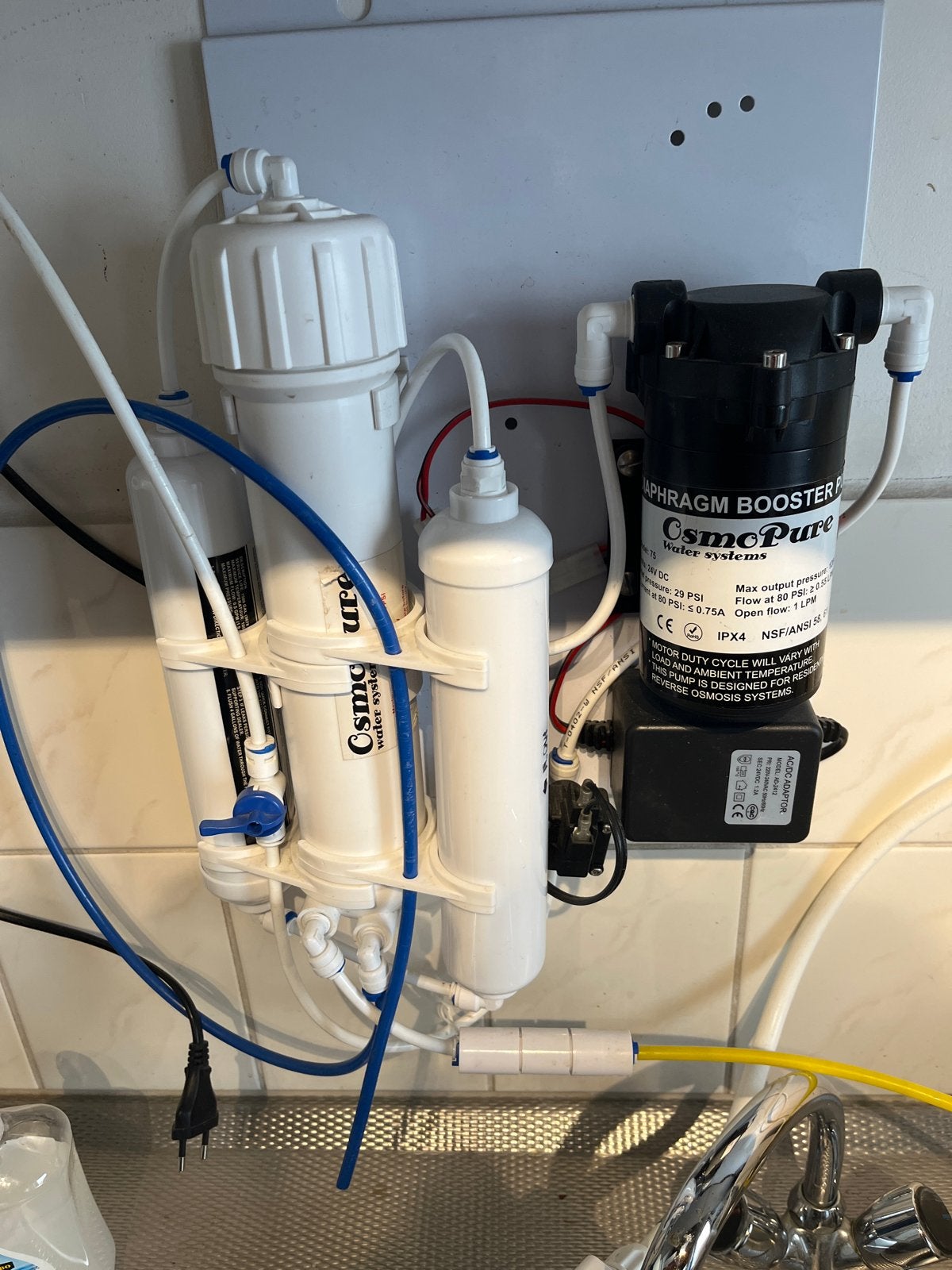 Osmose pure apparaat met boosterpomp, Ophalen of Verzenden, Gebruikt