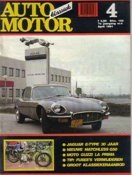 AMK 4 1991 : Jaguar E Type - Matchless G50 - Moto Guzzi, Ophalen of Verzenden, Gelezen, Algemeen