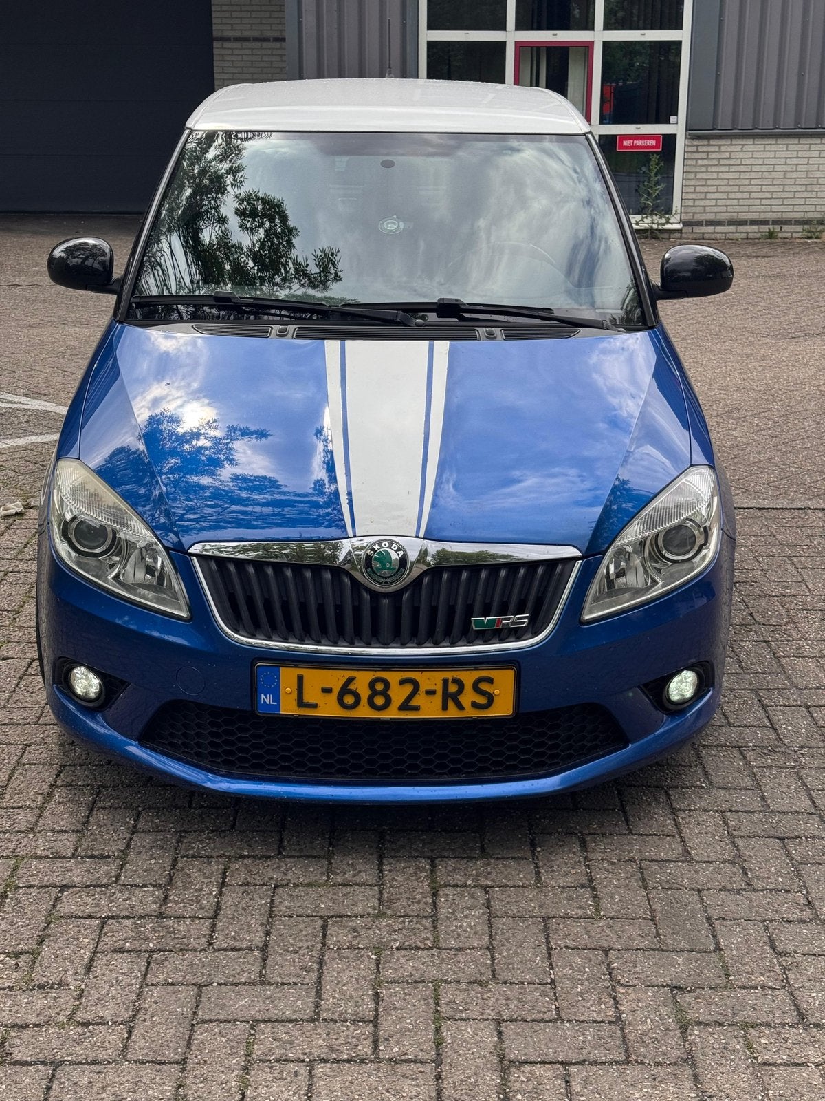 Skoda Fabia 1.4 VRS          TSiDSG 2011 Blauw, 4 cilinders, Bedrijf, 1390 cc, 57 €/maand