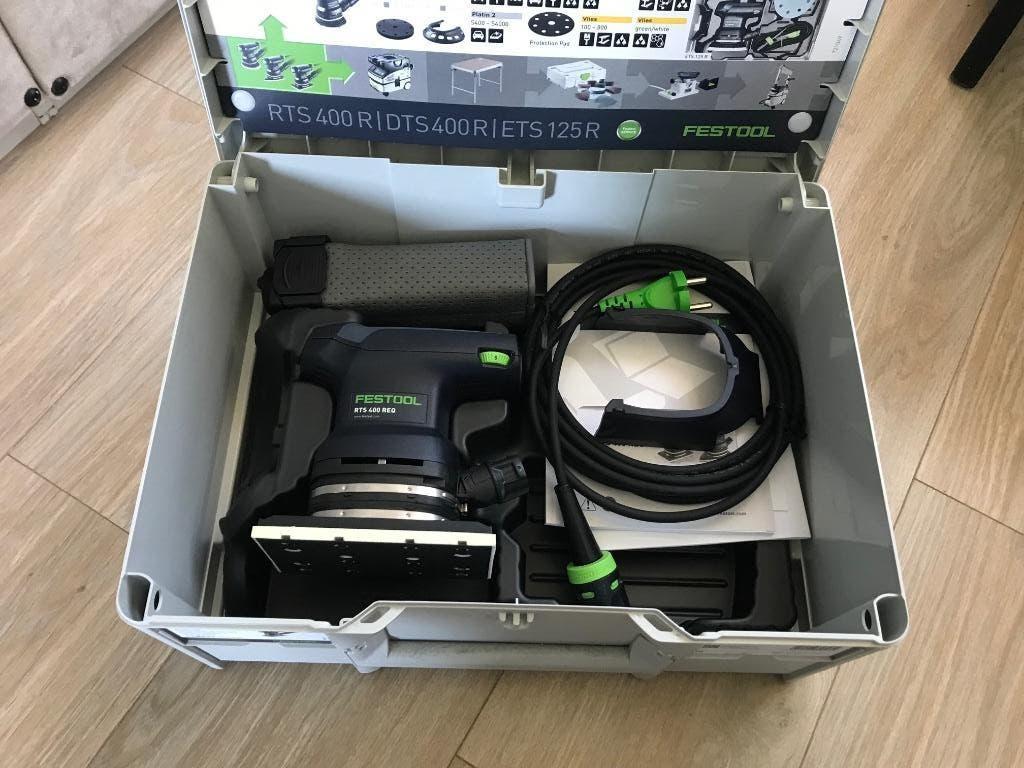 festool RTS 400 REQ-PLUS, Ophalen, Nieuw, Minder dan 600 watt, Vlakschuurmachine