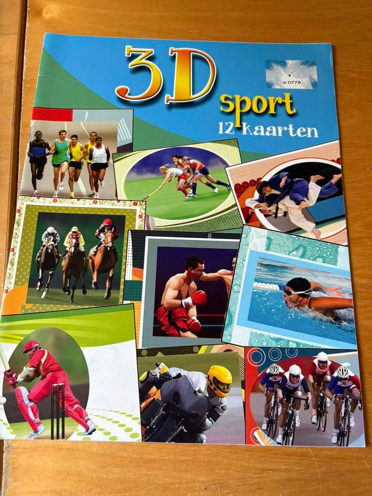 3d boekje sport om kaarten te maken, Ophalen of Verzenden, Zo goed als nieuw, Overige thema's, Overige typen