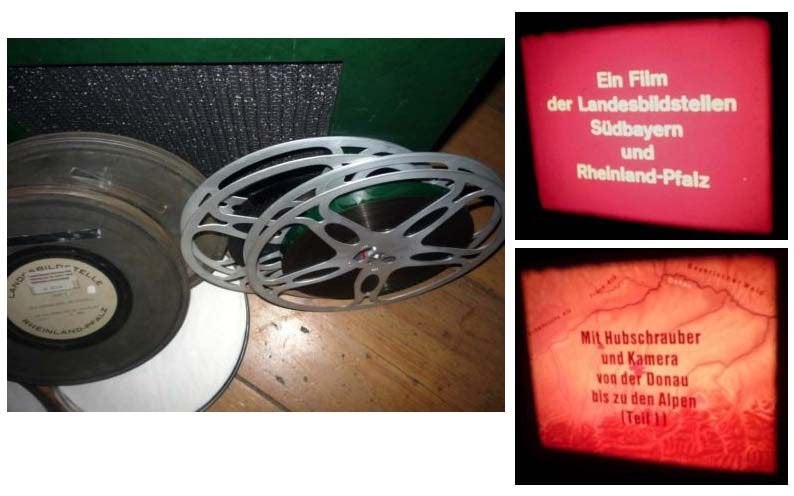 16mm film tussen Donau en de Alpen Zd Dld duitse doc 1+2, Ophalen of Verzenden, 16mm film