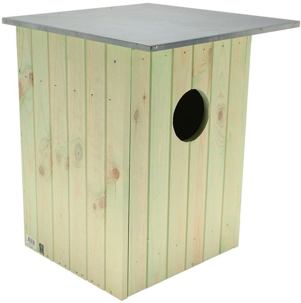 Esschert Design Houten Nestkastje voor Bosuil, Tuin en Terras, Ophalen of Verzenden, Nieuw