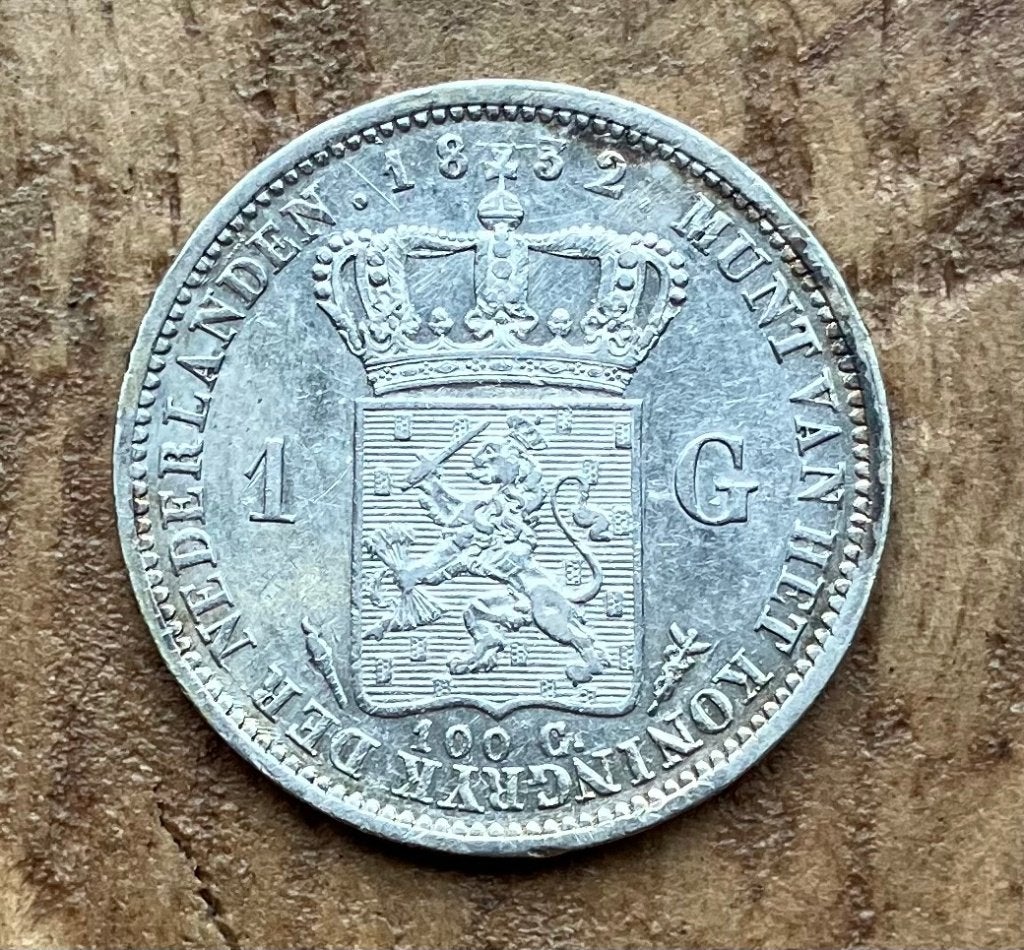 1 gulden 1832 Willem I, Ophalen, 1 gulden, Zilver, Koning Willem I