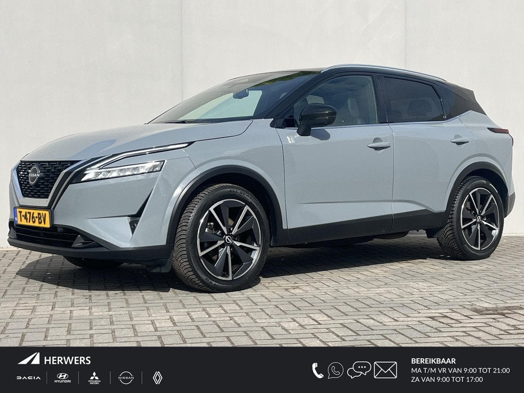 Nissan Qashqai 1.3 MHEV Tekna / Trekhaak (1.400KG) / Panoram, Auto's, Nissan, Voorwielaandrijving, 1304 kg, Gebruikt, Euro 6