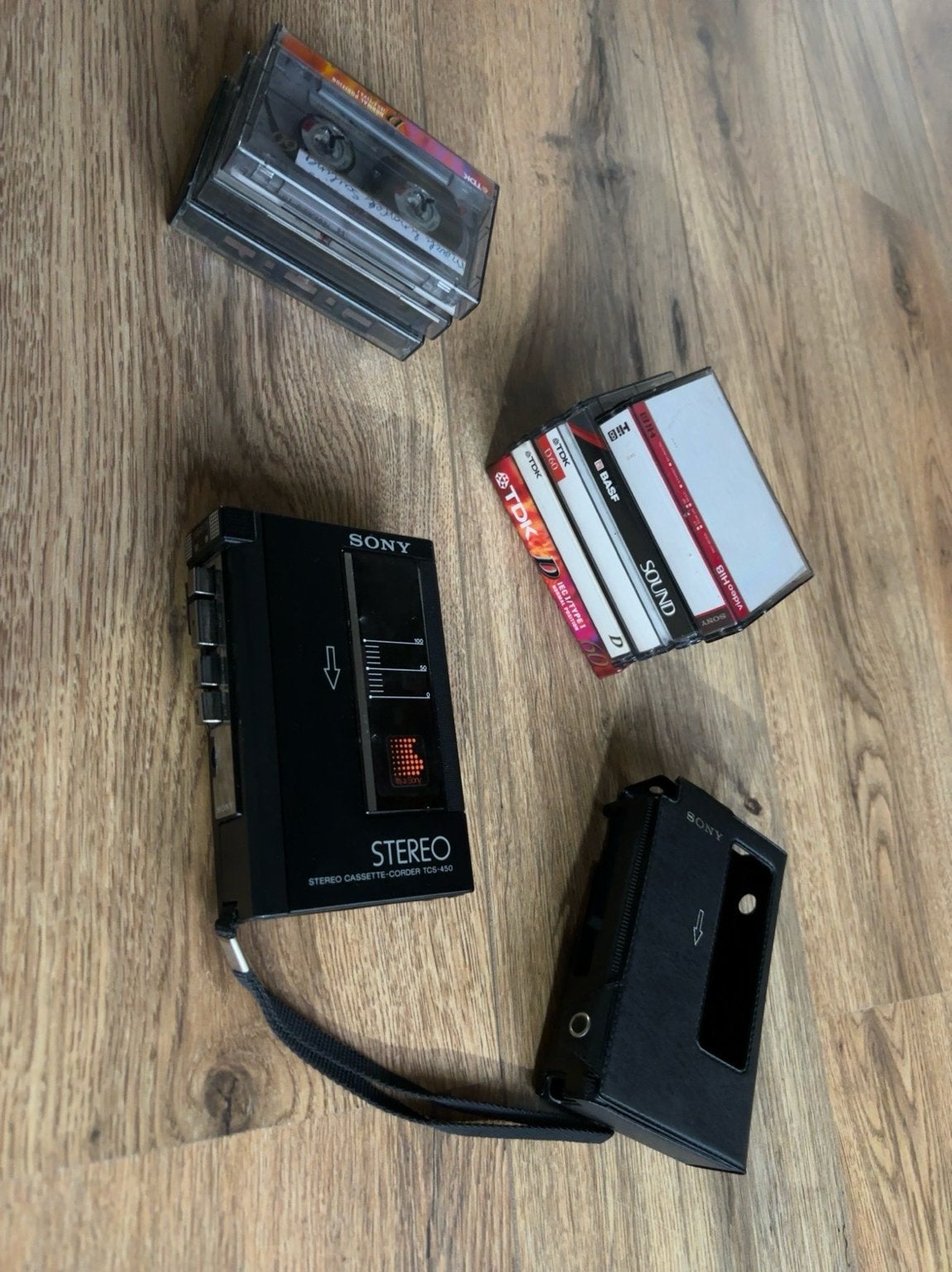 Vintage Sony TCS-450 Stereo Cassette-Corder, Werkt perfect, Audio, Tv en Foto, Walkmans, Discmans en Minidiscspelers, Ophalen