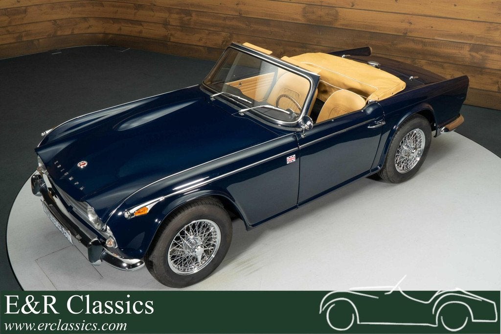Triumph TR4 Cabriolet | 1967, Auto's, Oldtimers, Achterwielaandrijving, Cabriolet, Blauw, Triumph