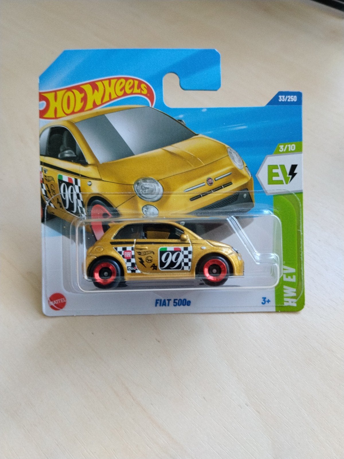 Hotwheels fiat 500 E hot wheels, Ophalen of Verzenden, Nieuw, Auto