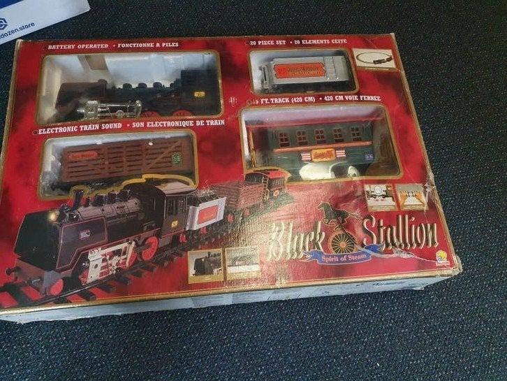 Black Stallion Spirit of Steam Treinset met Licht en Geluid, Ophalen of Verzenden