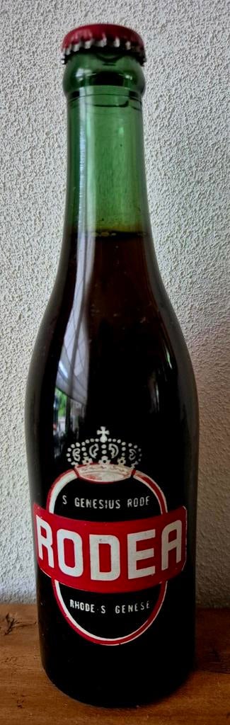 RODER S GENESIUS RODE RHODE S GENESE zeer oude fles bier., Ophalen of Verzenden, Zo goed als nieuw, Flesje(s), Overige merken