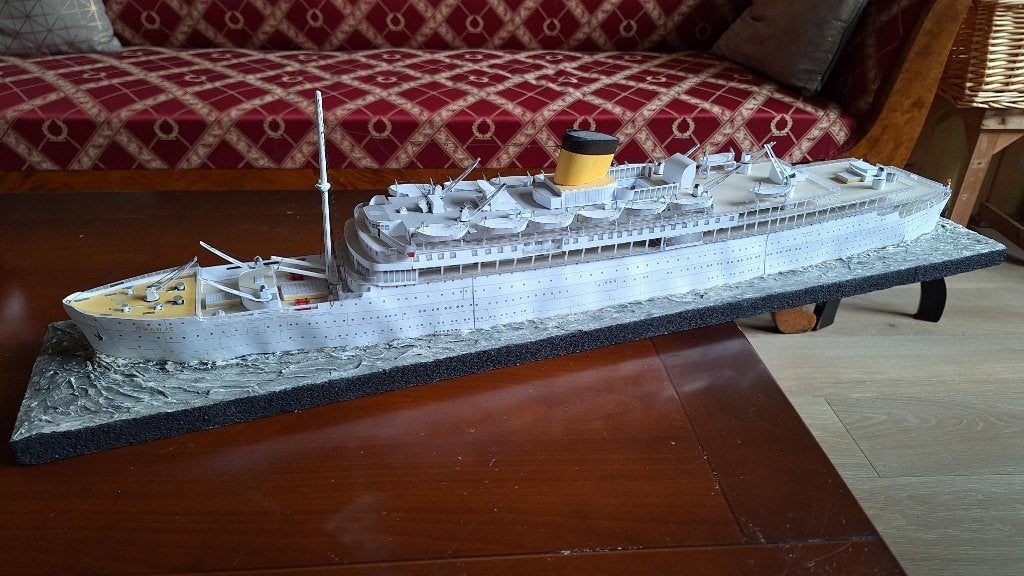 Schaalmodel van het schip de Oranje., Ophalen, Gebruikt, 1:50 tot 1:200