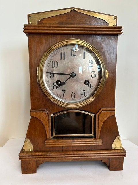 Art deco klokkenstel met vazen, Antiek en Kunst, Ophalen
