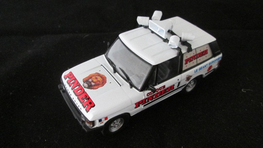 Circus Pinder Range Rover Omroepwagen Incl 5 Ansichten 1:43, Hobby en Vrije tijd, Modelauto's | 1:43, Ophalen of Verzenden, Nieuw