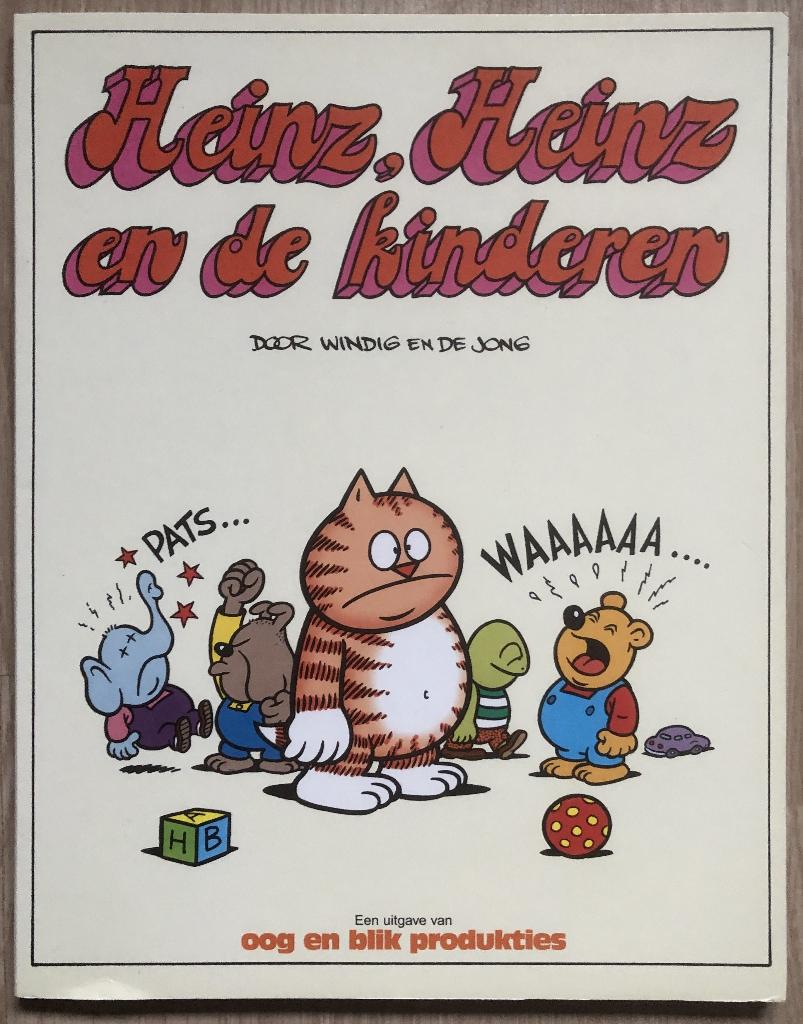 WINDIG EN DE JONG - HEINZ - HEINZ, HEINZ EN DE KINDEREN, Eén stripboek, Ophalen of Verzenden, Zo goed als nieuw