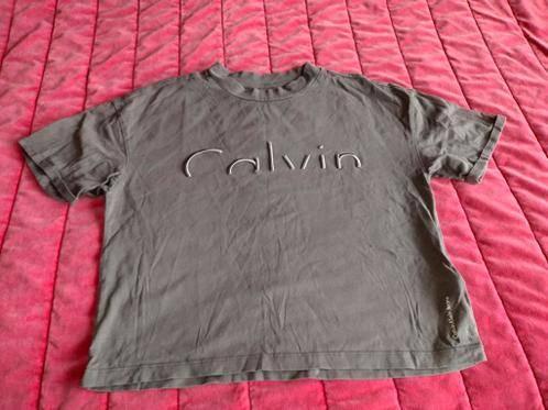 Calvin Klein T-shirt, Verzenden, Korte mouw, Maat 34 (XS) of kleiner, Grijs