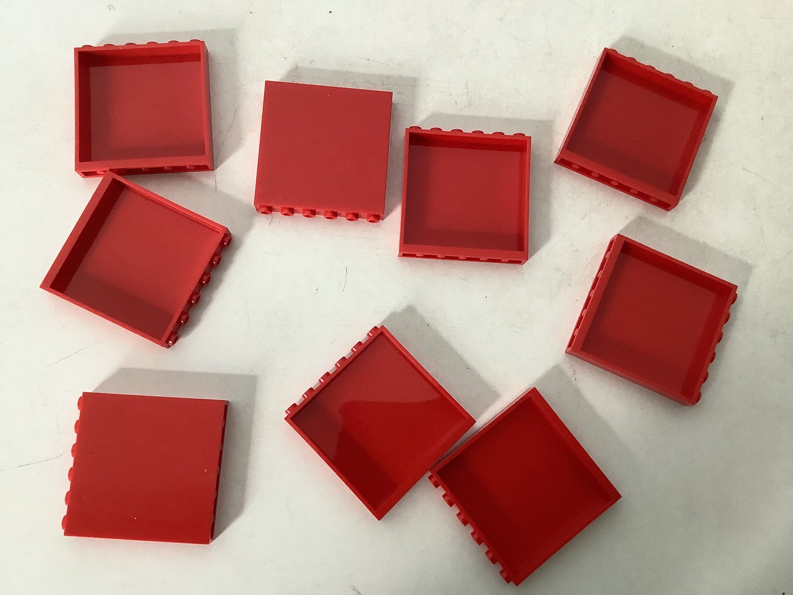 Lego paneel 1x6x5 rood, Ophalen of Verzenden, Gebruikt, Losse stenen, Lego
