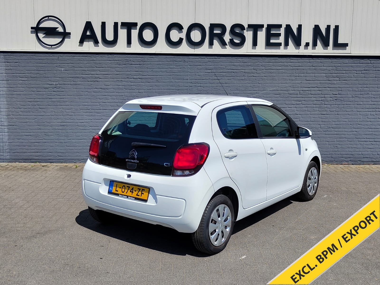 Citroën C1 1.0 VTi 5Drs Airco Bluetooth Centrale vergrendel, Auto's, Stof, Gebruikt, 4 stoelen, C1