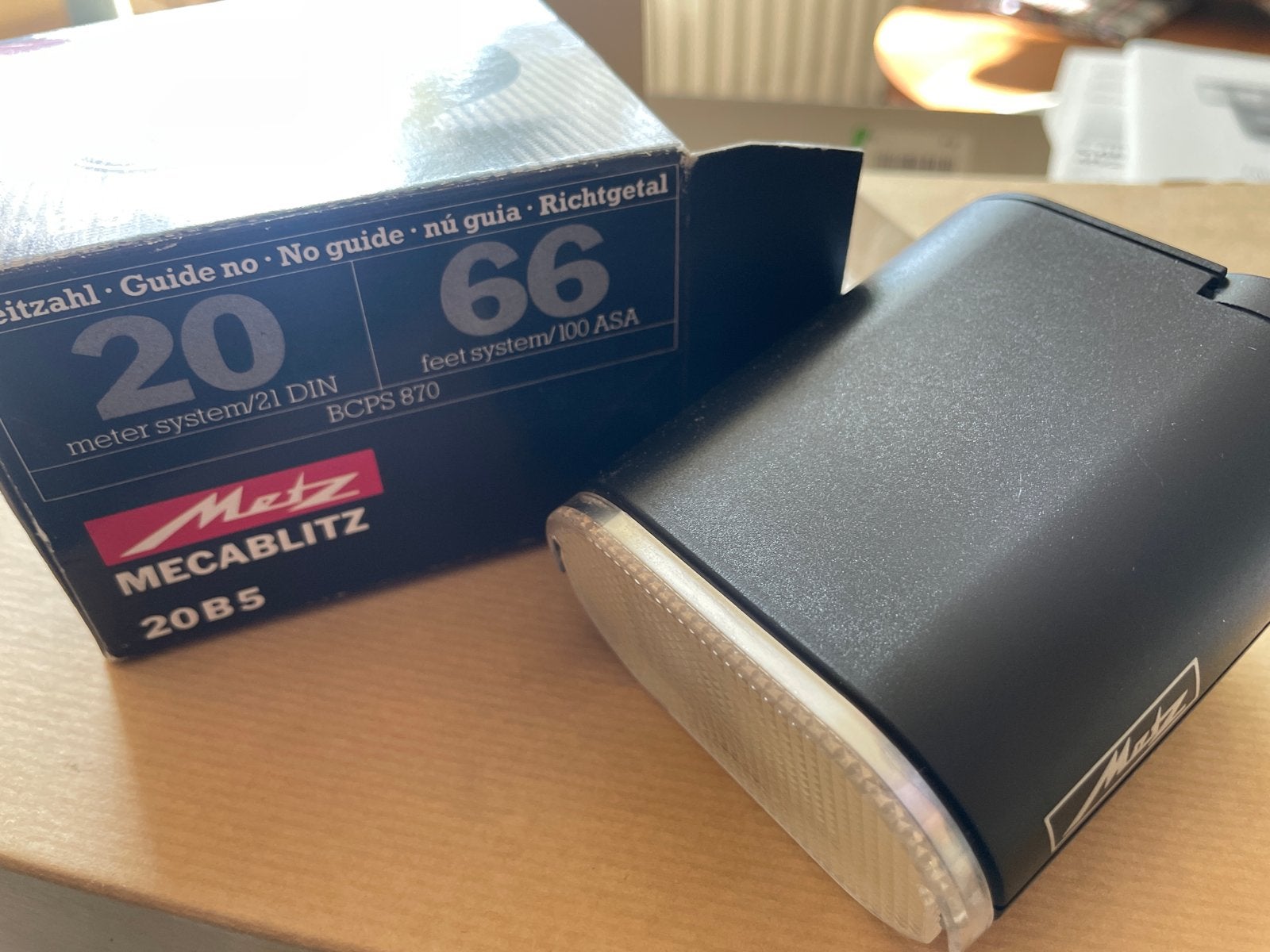 Metz Mecablitz 20B5 Flitser - Zo goed als nieuw, Audio, Tv en Foto, Voor analoge fotografie, Externe flitser, Ophalen of Verzenden