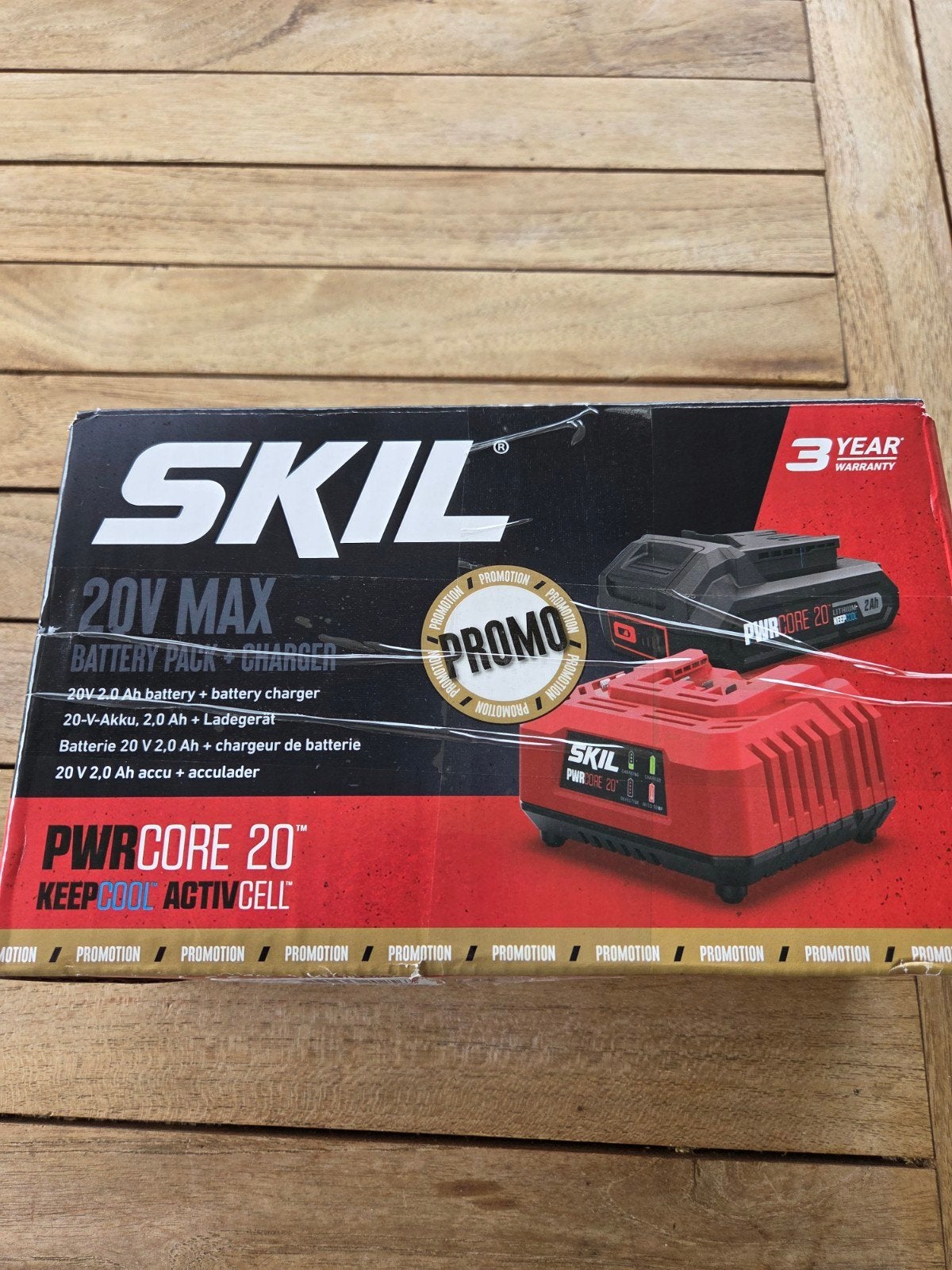 Skil 20V accu met oplader - PWRCORE 20, Ophalen of Verzenden, Nieuw, Overige merken, Overige typen