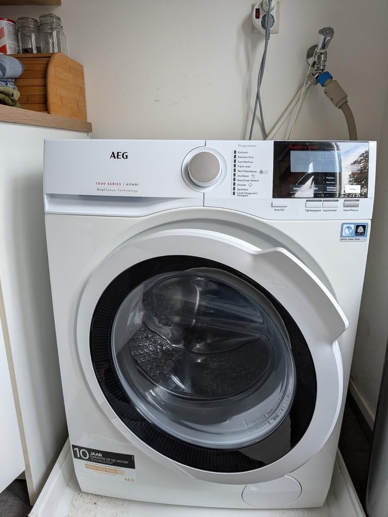 AEG 7000 ProSense 8/4kg Wassen en Drogen, Ophalen, Zo goed als nieuw, 85 tot 90 cm