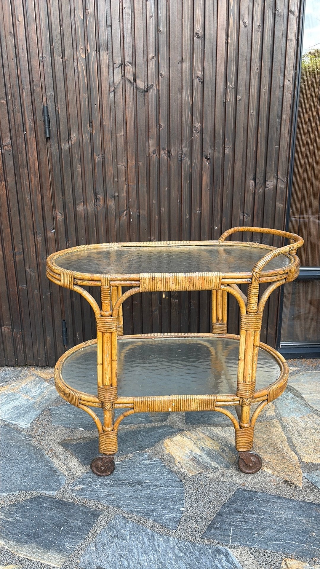 Trolley - plantentrolley - rotan, Ophalen