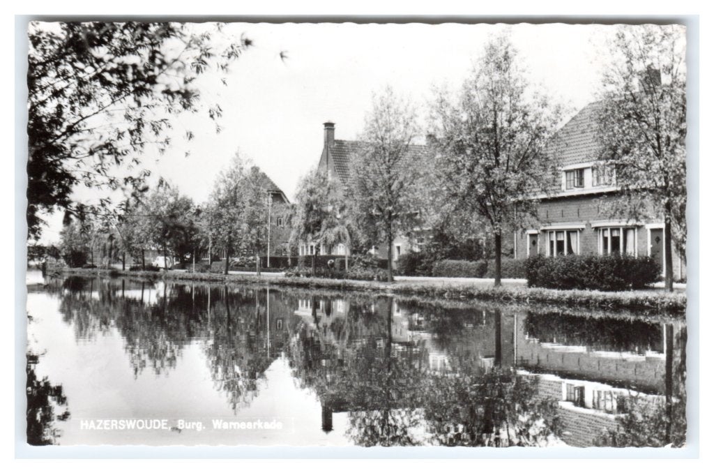 Hazerswoude, Burg. Warnaarkade, Verzenden, 1960 tot 1980, Gelopen, Zuid-Holland