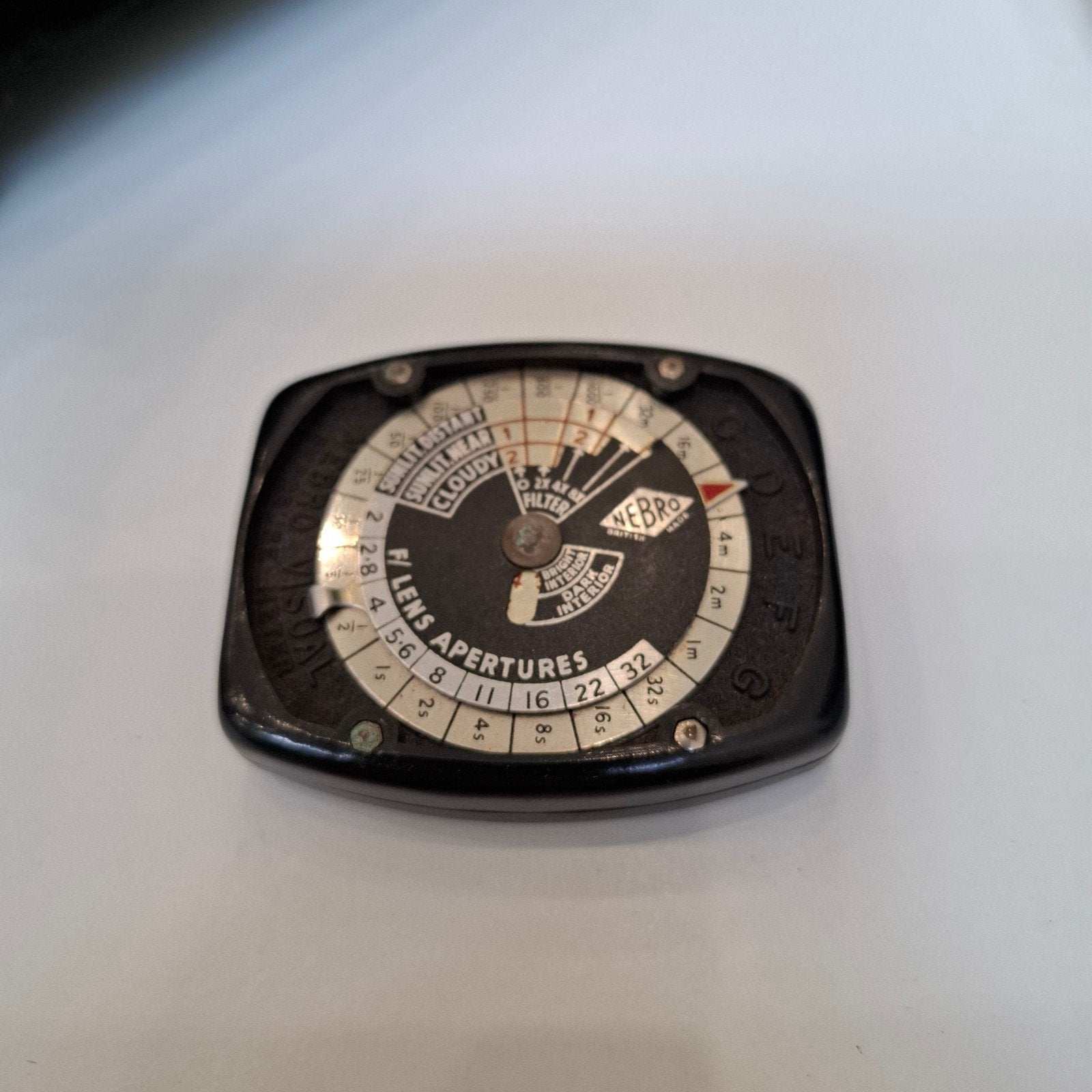 Vintage Nebro Lichtmeter - Analoge Belichtingsmeter, Overige merken, Lichtmeter, Ophalen of Verzenden, Gebruikt