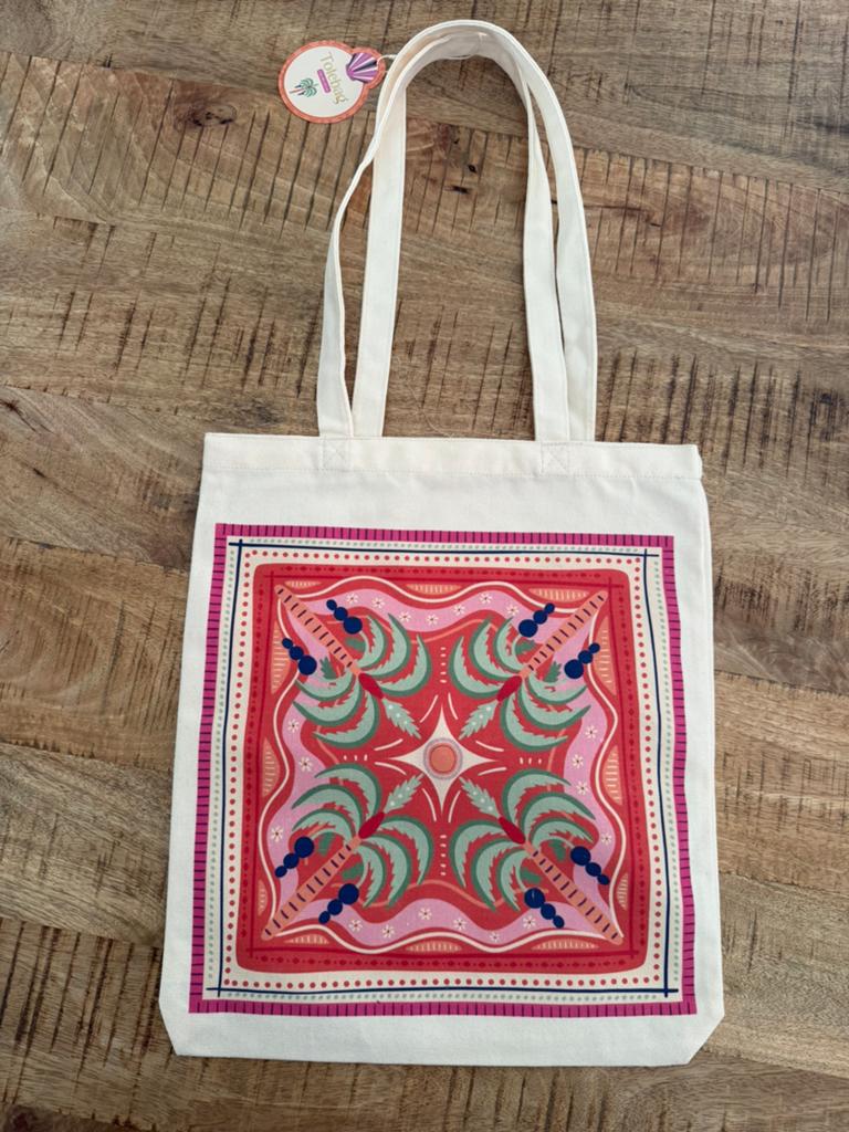 Hippe Ibiza Stijl Tote Bag, Sieraden, Tassen en Uiterlijk, Tassen | Damestassen, Ophalen of Verzenden, Nieuw, Wit, Shopper