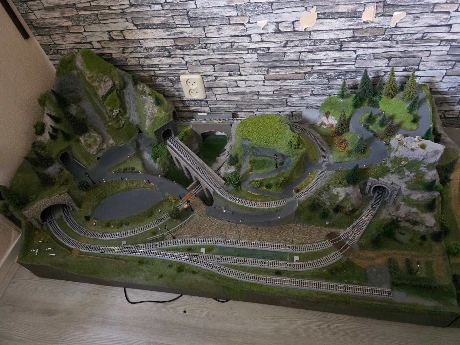 Model baan van Kato rails plus uitbreiding., Ophalen, Gebruikt, Groter dan 1:35, Diorama