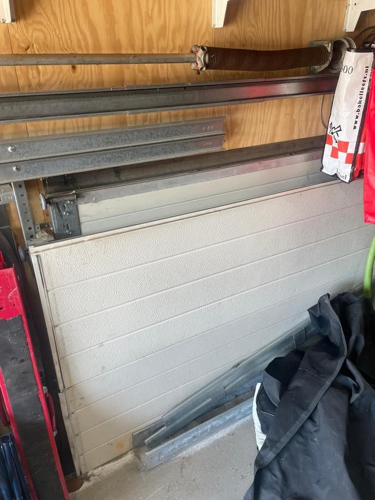 Overheaddeur 230breed ,210hoog, Ophalen, Gebruikt, 200 cm of meer, 200 cm of meer