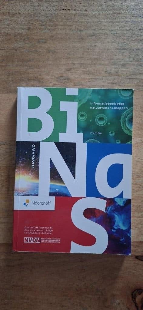 BiNaS HAVO/VWO 7e editie, Noordhoff, Ophalen of Verzenden, Zo goed als nieuw, Beta
