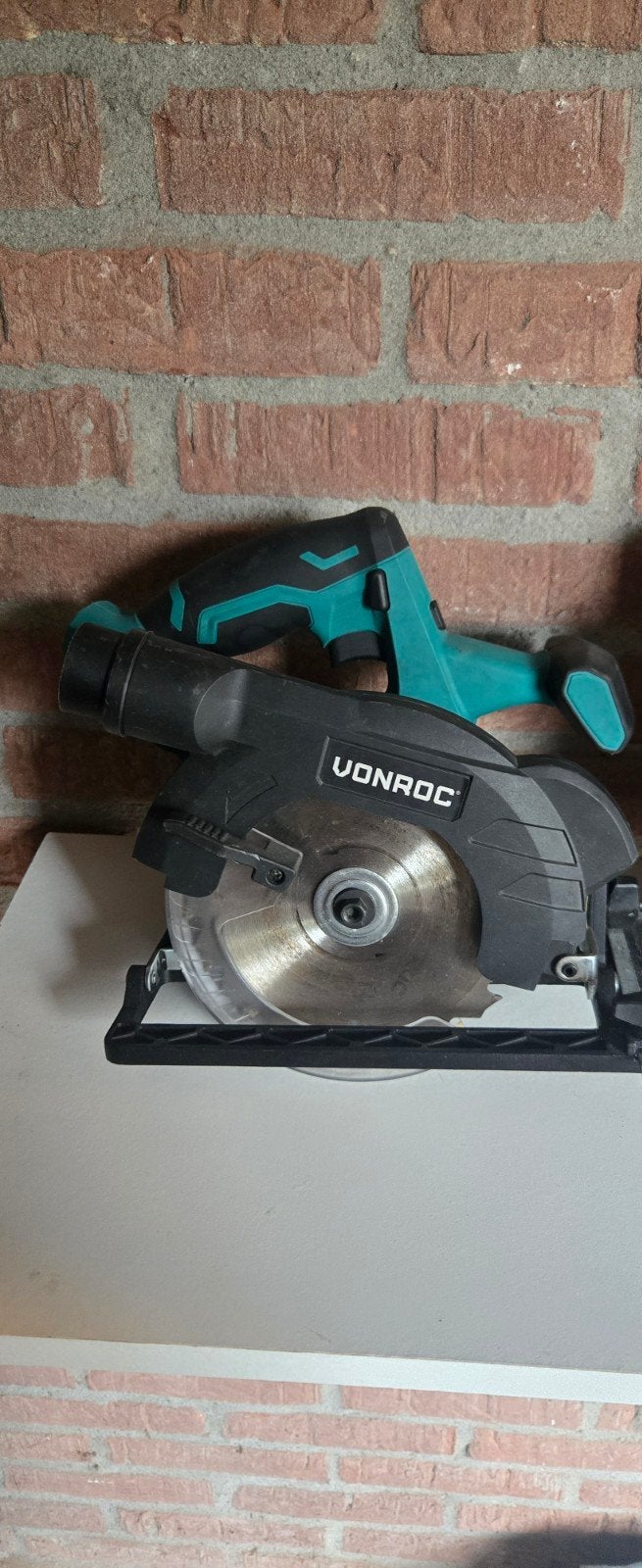 Vonroc Cirkelzaag Machine (excl. accu), Ophalen of Verzenden, Gebruikt, Cirkelzaag, Vonroc