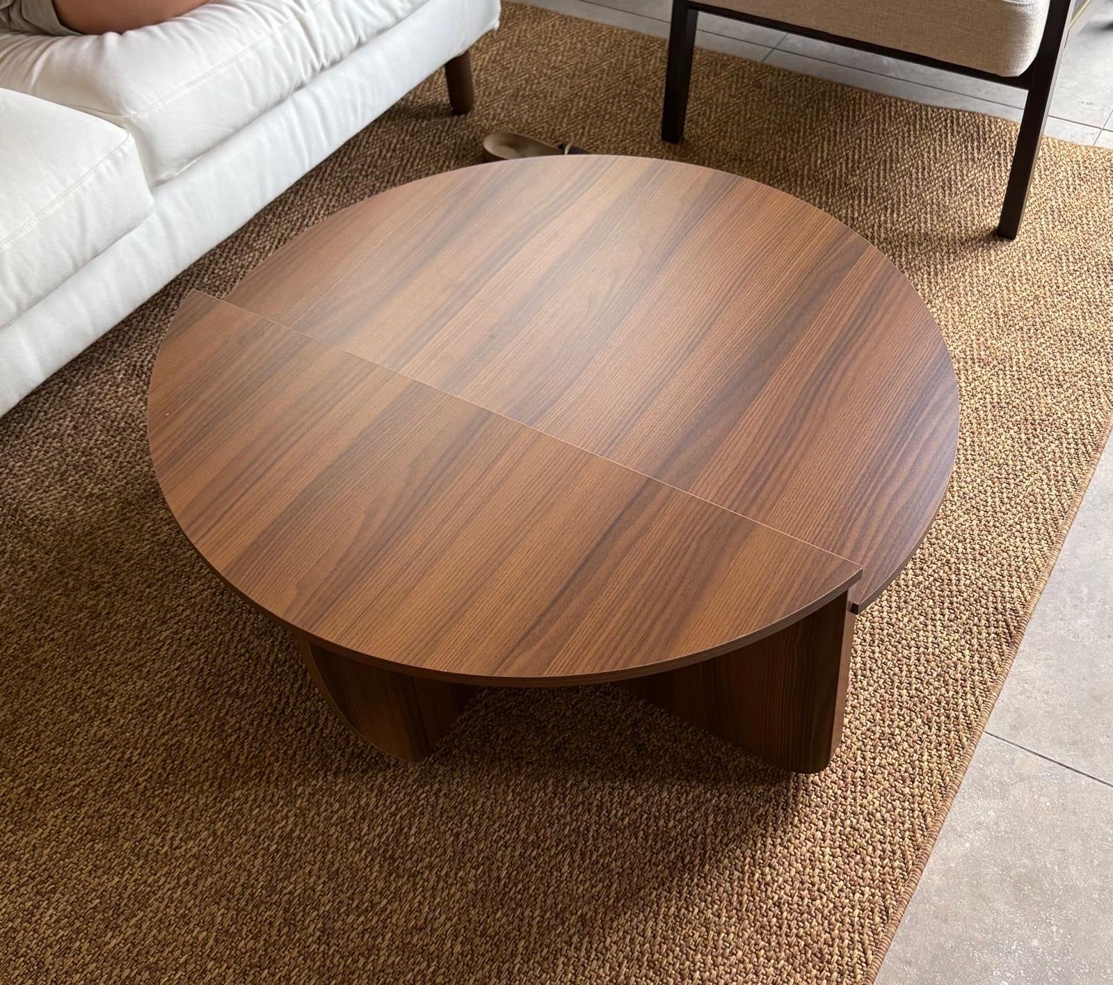 Nieuwe salontafel, Ophalen, 100 tot 150 cm, Rond, Nieuw