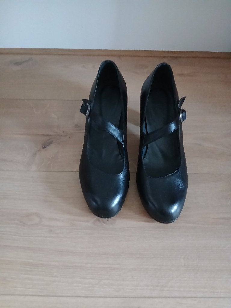 Zwarte Don Flamenco dansschoenen maat 40, Ophalen, Zo goed als nieuw, Schoenen