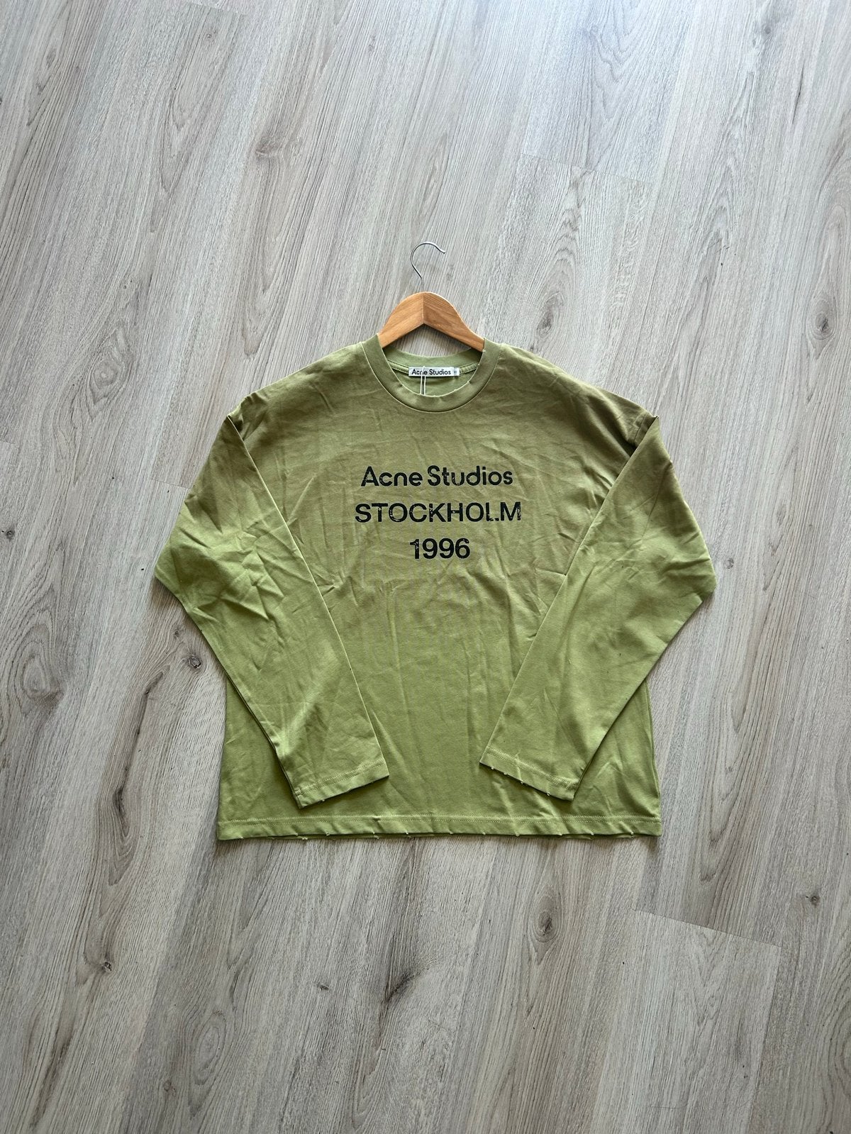 Acne Studios Stockholm 1996 Longsleeve - Groen, Ophalen of Verzenden, Zo goed als nieuw, Overige maten, Groen