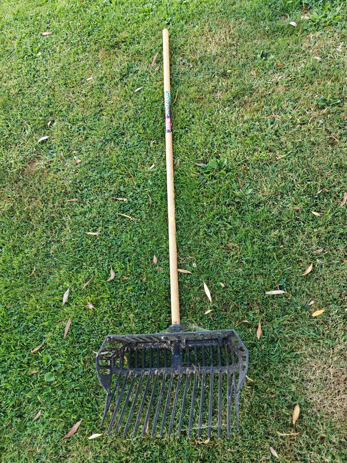 1x gebruikte paardenstalvork houten steel Gardening Polet, Ophalen, Gebruikt, Vork