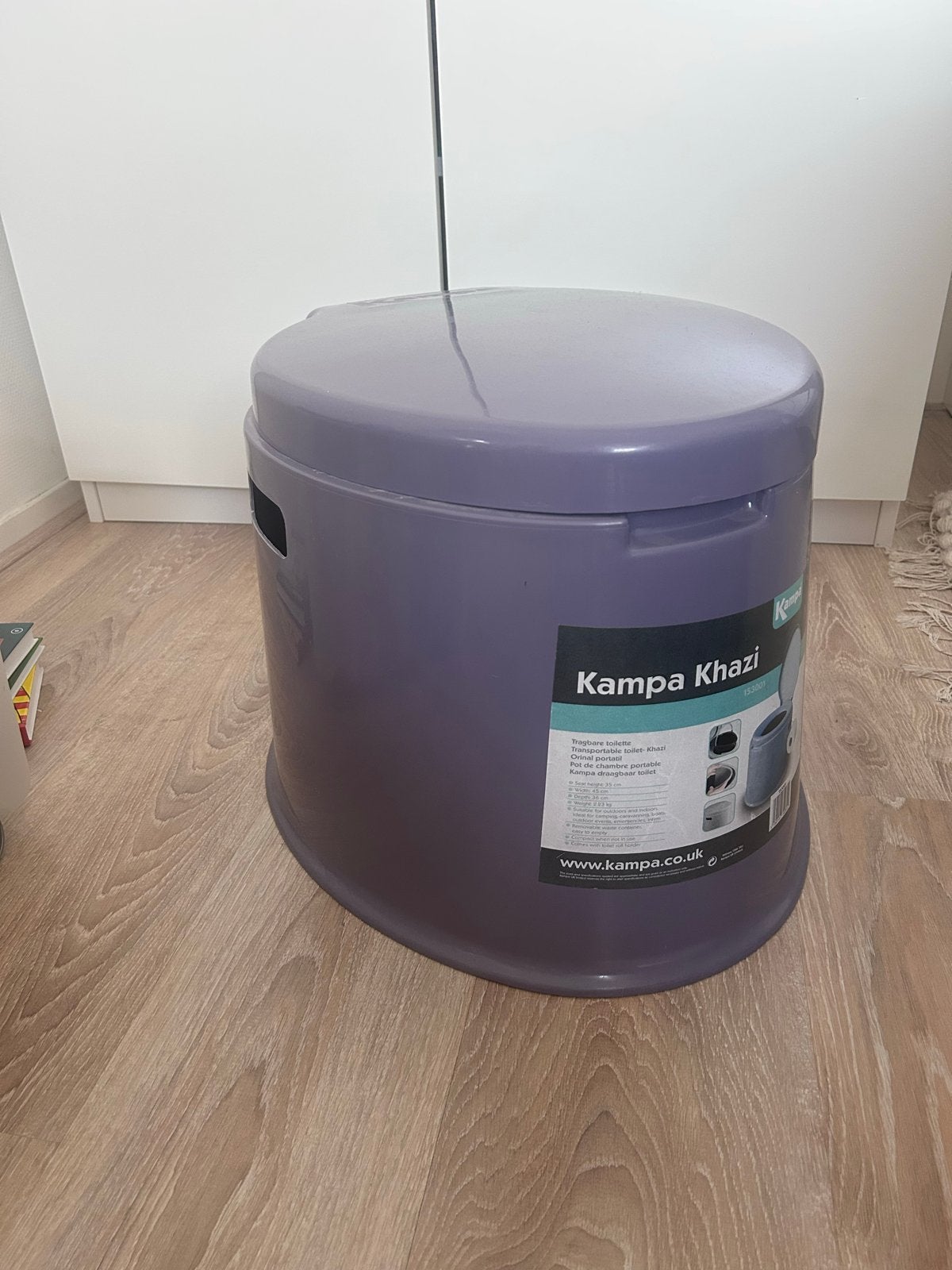 Kampa Khazi Draagbaar Toilet - Ideaal voor Camping, Ophalen, Gebruikt