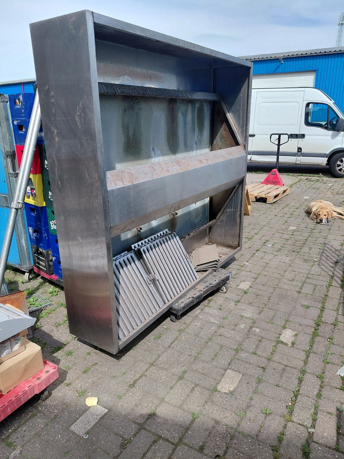 Prof eiland afzuigkap 200br x 180cm, Ophalen, Wandschouwkap