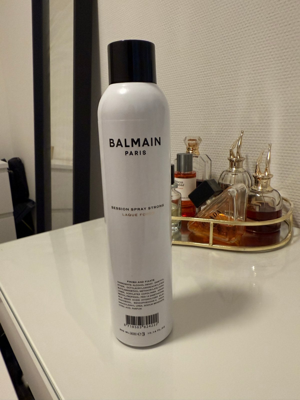 Balmain Session Spray Strong - Sterke Fixatie Haarlak, Ophalen of Verzenden, Nieuw, Gel, Wax, Haarlak of Mousse