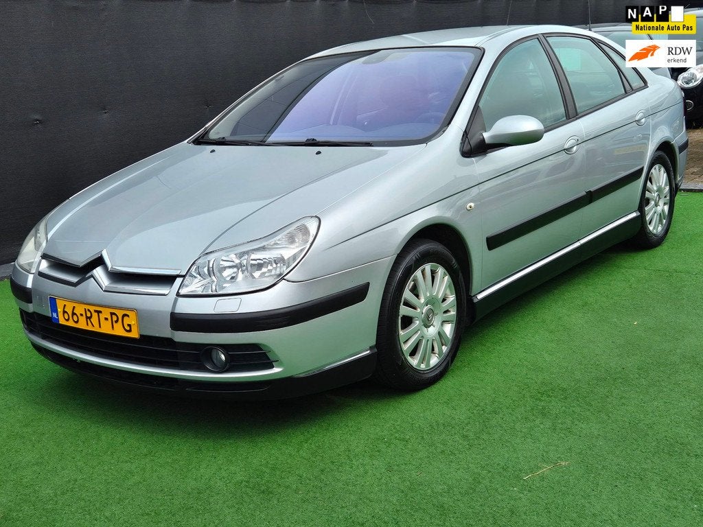 Citroen C5 2.0-16V Exclusive automaat LEDER NAP!, Auto's, Citroën, Gebruikt, 4 cilinders, 700 kg, Bedrijf