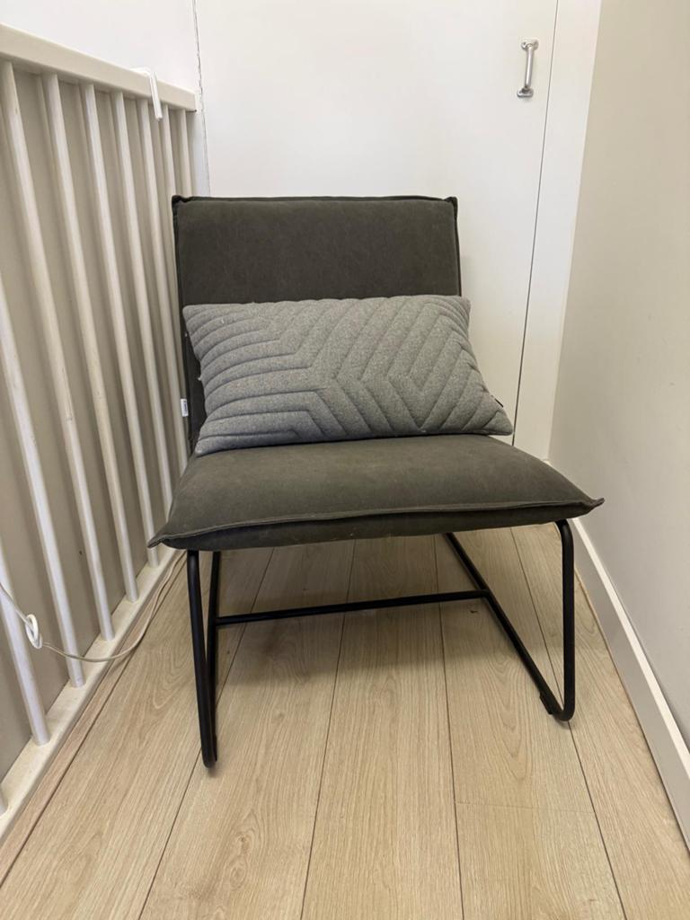 Grijze fauteuil van Loods5, Ophalen, Zo goed als nieuw, Grijs, Eén